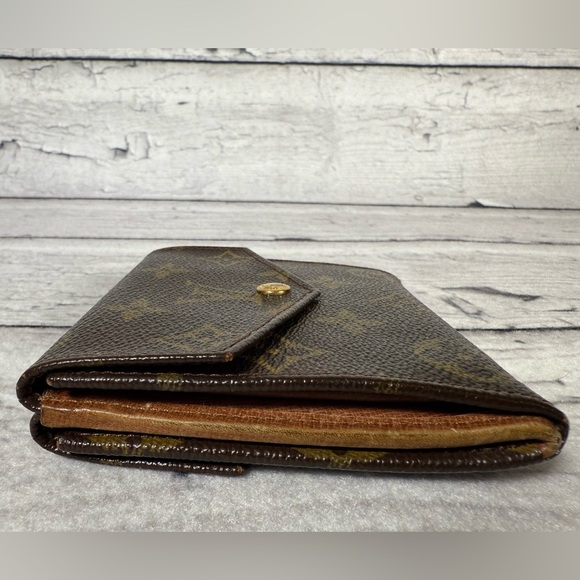 Louis Vuitton Portefeiulle Elise Trifold Wallet Monogram Canvas Leather - Picture 6 of 14